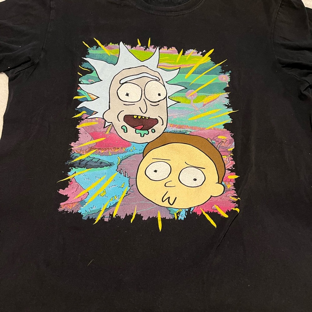 Mens Rick And Morty Portrait Short Sleeve Tee - Size M
